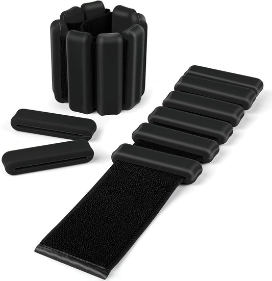 Bangles 2Pc Body Weight Set Wrist Leg Weight & Ankle Weights - 1Lbs Each Wrist