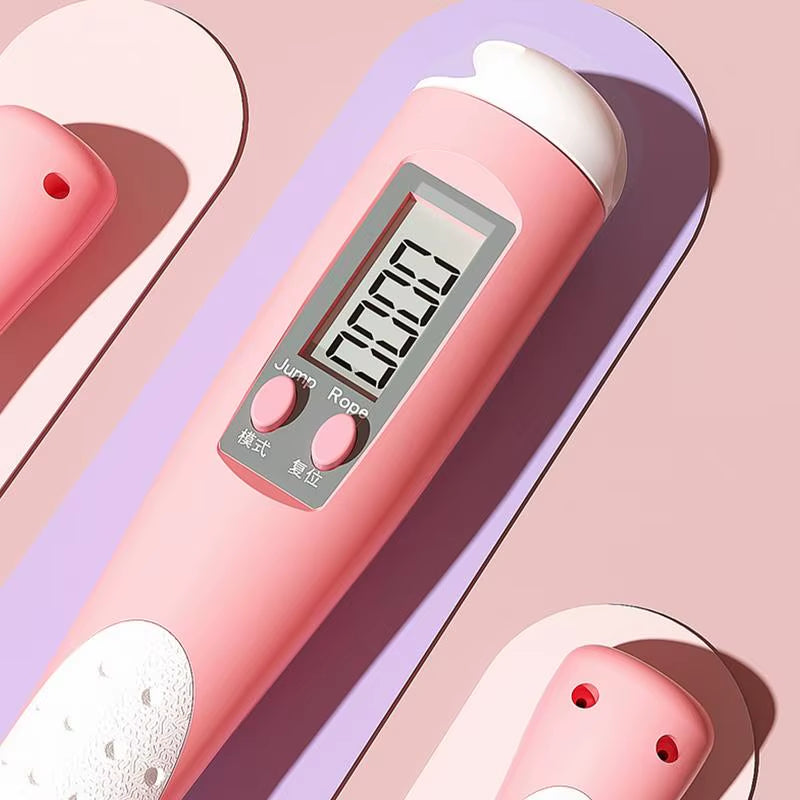 Smart Jump Rope Skipping Rope Workout Jump Rope with Counter Adjustable Speed Rope Home Gym Equipment Digital Jump Rope for Home