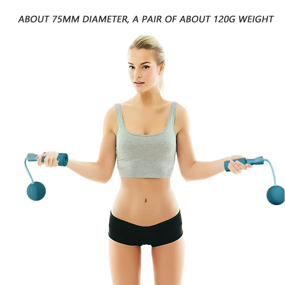 Adjustable Speed Cordless Jump Rope for Gym Fitness Training, Skipping Workout Gear