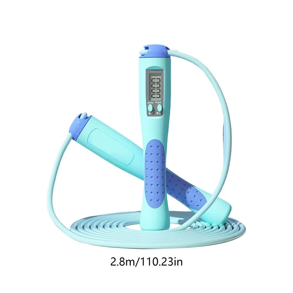 Smart Jump Rope Skipping Rope Workout Jump Rope with Counter Adjustable Speed Rope Home Gym Equipment Digital Jump Rope for Home